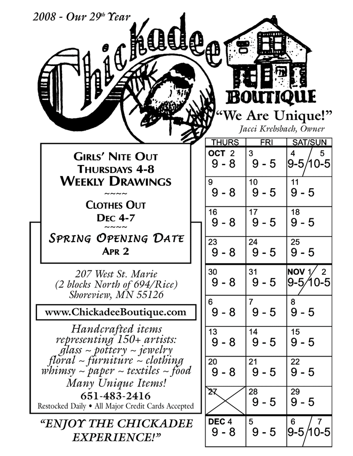 Spring flyer 2008
