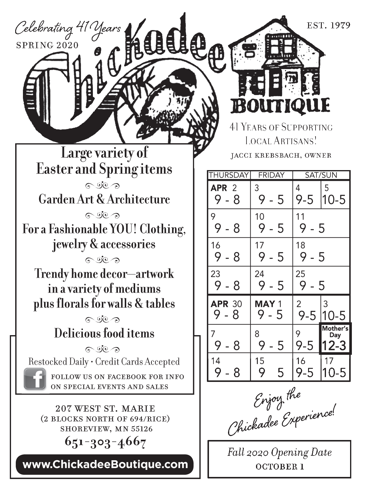 Fall flyer 2015